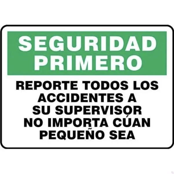 Accuform OSHA SAFETY FIRST SAFETY SIGN SHMGSH904VP SHMGSH904VP - main